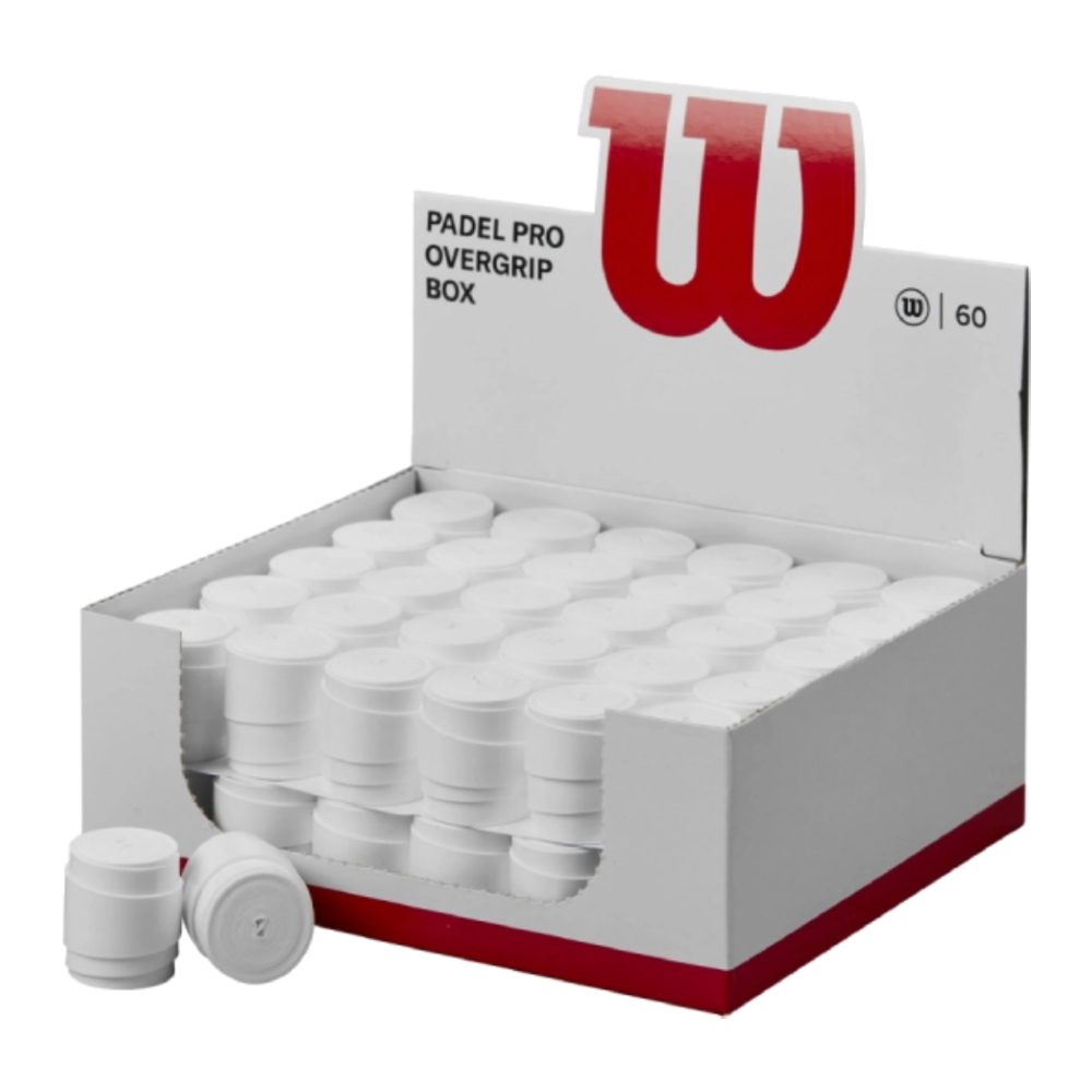 Caja 60 Overgrips Wilson Pádel Pro Liso