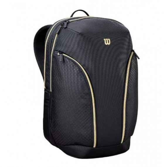 Mochila Wilson Defy V1 Negra Dorada