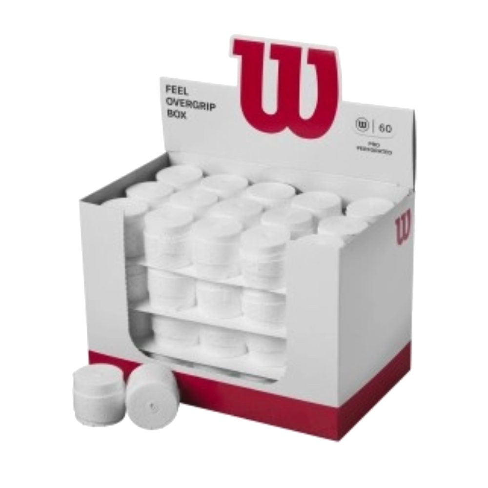 Caja 60 Overgrips Wilson Feel Perforados